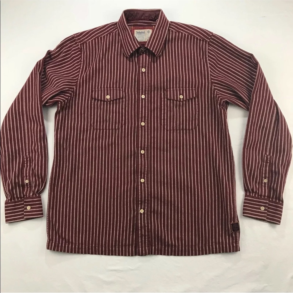 Timberland Mens Casual Shirt Long Sleeve